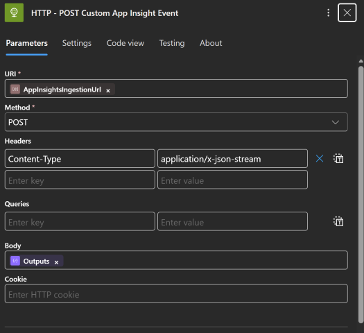 CustomEventsLGHTTPAction
